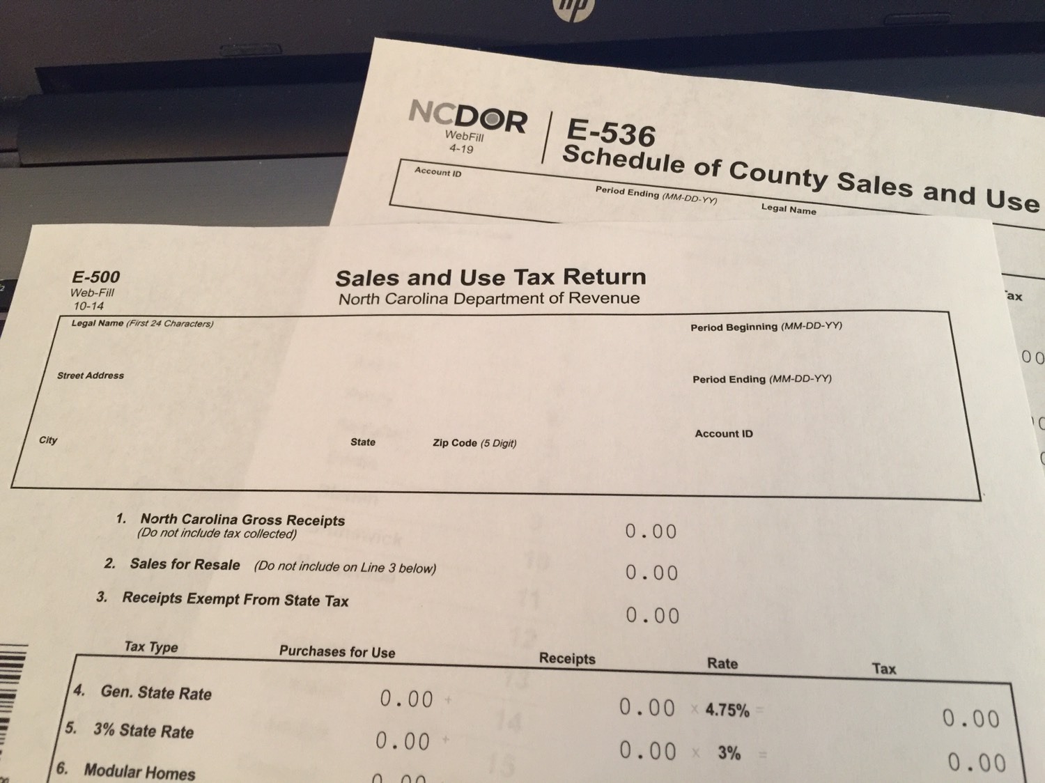 Sales And Use Tax In NC