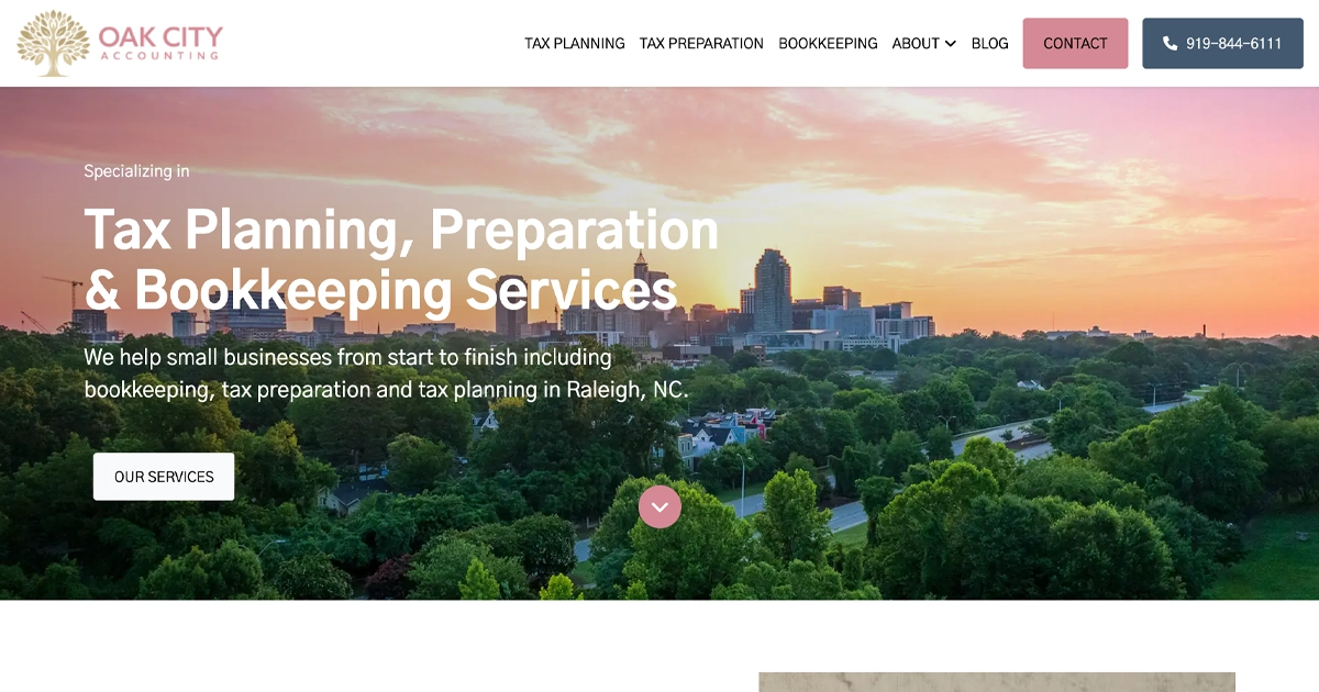 Contact Our Accounting Firm Oak City Accounting